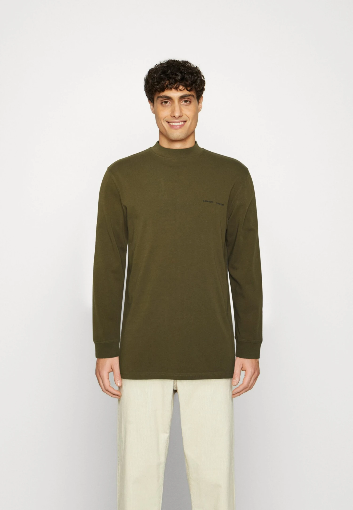 SAMSØE SAMSØE Norsbro - Long Sleeved Top - Dark Olive 3 SAMSØE SAMSØE Norsbro - Long Sleeved Top - Dark Olive