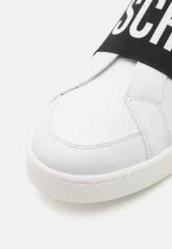 MOSCHINO Slip-Ons - Black/White -Stock X 284a7f31af3f4207bae4b5a5b832111c