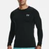 Under Armour Hg Fitted Ls - Long Sleeved Top - Black -Stock X 2883f3373c574ad395c278cc29e89b24