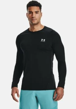 Under Armour Hg Fitted Ls - Long Sleeved Top - Black