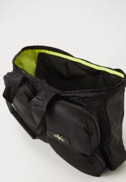 Calvin Klein Jeans TECH UTILITY TOTE - Tote Bag - Black/wild Lime -Stock X 289c115d9b6749c4bfd63a448df75ad8