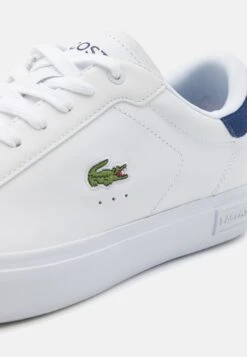 Lacoste POWERCOURT 224 - Trainers - White/navy -Stock X 28a6403036e64f7d8828b3a1b2deb12e
