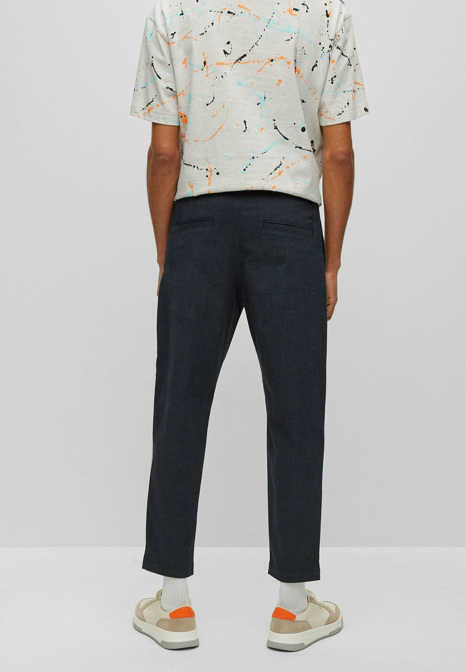 Boss Schino-Shyne - Trousers - Dark Blue Four 5 Boss Schino-Shyne - Trousers - Dark Blue Four - Image 3