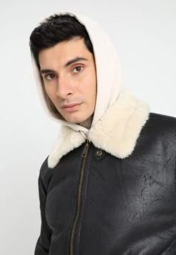 Alpha Industries Faux Leather Jacket - Black -Stock X 29539c74fb52462ba424027dea34fa05