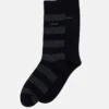 Boss Blockstripe 2 Pack - Socks - Black -Stock X 29e9b914aa8042688303e93cf3aa0bad