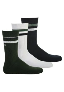 BJØRN BORG Core Crew Sock Unisex 3 Pack - Socks - Black White