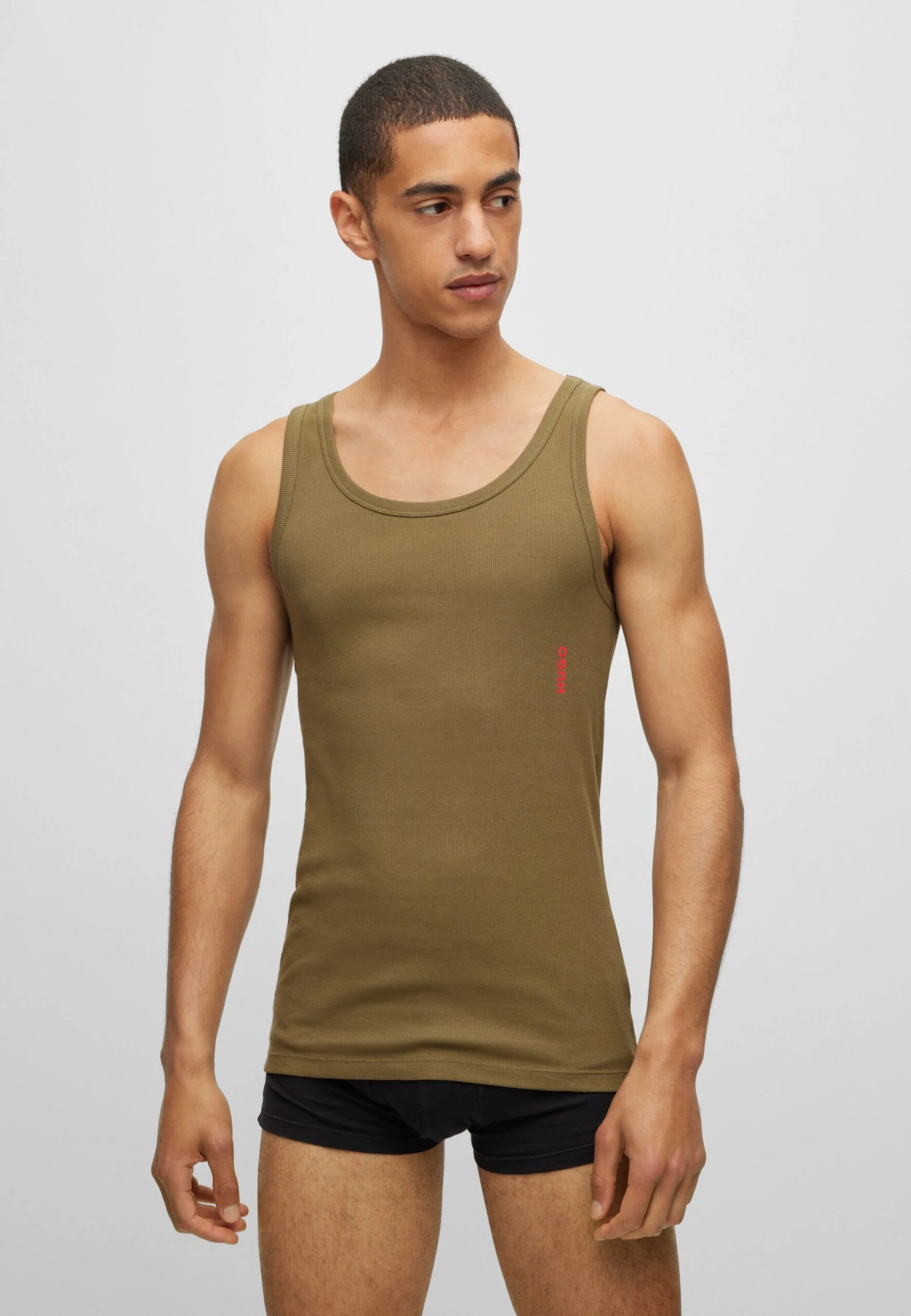 Hugo Tank Twin Pack - Undershirt - Open Green 3 Hugo Tank Twin Pack - Undershirt - Open Green