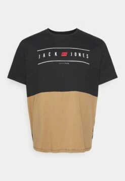 Jack & Jones Jjelliot Block Tee Crew Neck - Print T-Shirt - Black -Stock X 2acac3fb3df44c1994680adc9f076685