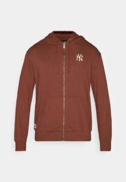 NEW ERA MLB NEW YORK YANKEES FULL ZIP HOODIE - Club Wear - Brown 12 NEW ERA MLB NEW YORK YANKEES FULL ZIP HOODIE - Club Wear - Brown -Stock X 2b2aaf770f9142519d6edce8b688c77e