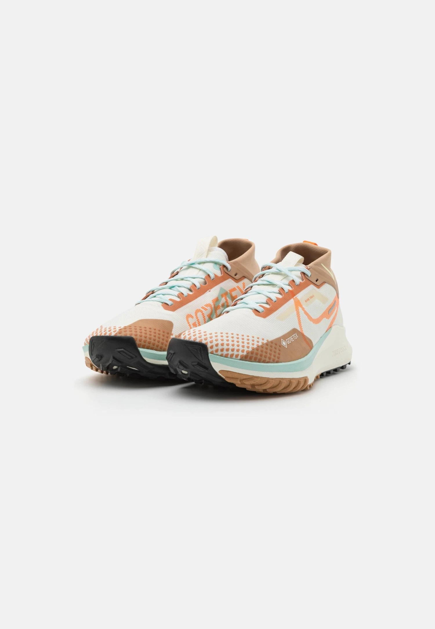 Nike Performance React Pegasus 4 Gtx Unisex - Trail Running Shoes - Pale Ivory/Bright Mandarin/Sail/Jade Ice/Black/Amber Brown 4 Nike Performance React Pegasus 4 Gtx Unisex - Trail Running Shoes - Pale Ivory/Bright Mandarin/Sail/Jade Ice/Black/Amber Brown - Image 2