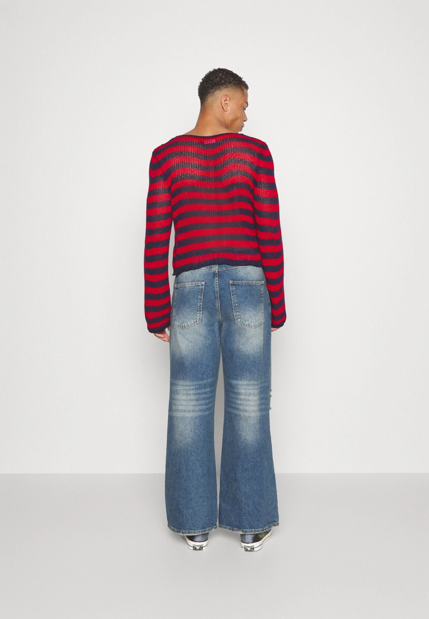 Jaded London Busted Colossus - Relaxed Fit Jeans - Mid Blue 6 Jaded London Busted Colossus - Relaxed Fit Jeans - Mid Blue - Image 4