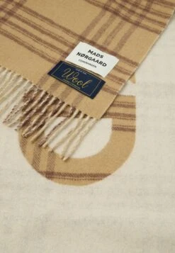 Mads Nørgaard LOGO SCARF UNISEX - Scarf - Cornstalk/cocoa Brown -Stock X 2bdc4c45cc5740b99f306221d9816c2d