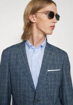 Lindbergh Checked Suit Set - Suit - Navy -Stock X 2bf310960e3f4e5c81cedd8d7f97fce1