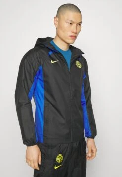 Nike Performance Inter Mailand Jacket - Waterproof Jacket - Black/Lyon Blue/Vibrant Yellow -Stock X 2c4c82250ccd4d44ba38e019ce4e6d90