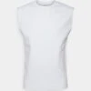 ICANIWILL Uni-Fied Sleeveless Unisex - Sports T-Shirt - White -Stock X 2c589855a0eb47f290e0731f720379fe