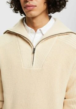 ESPRIT Mit Halblangem- Jumper - Light Taupe -Stock X 2c62bc5a271a468c95de7f2cbe6e5139