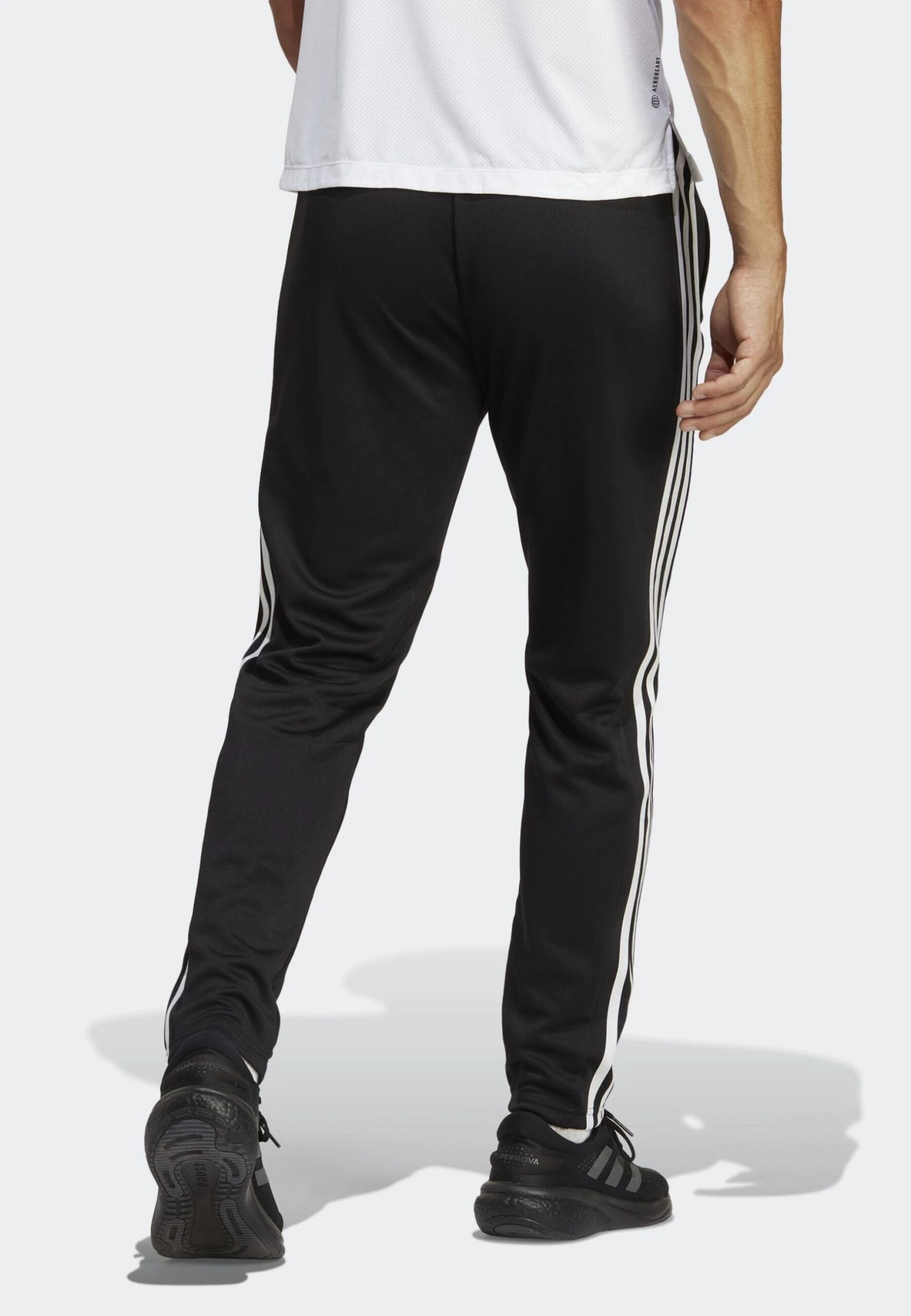 ADIDAS PERFORMANCE Essentials 3-Stripes - Tracksuit Bottoms - Black/White 3 ADIDAS PERFORMANCE Essentials 3-Stripes - Tracksuit Bottoms - Black/White