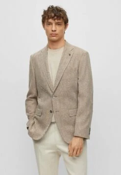 Boss H-Hutson-Elbow - Blazer Jacket - Beige
