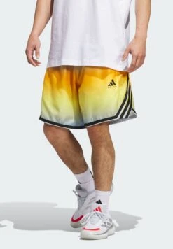 ADIDAS PERFORMANCE CRAZY LITE - Sports Shorts - Crew Yellow Clear Sky