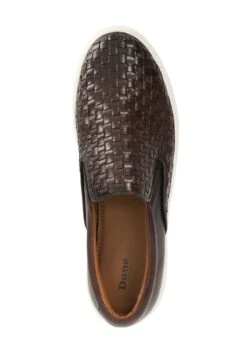 Dune London TAYO STAMPED WEAVE - Slip-ons - Brown -Stock X 2cfb66bd5109499b9583e7bd40e2f79e