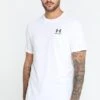 Under Armour Sportstyle - Basic T-Shirt - White/Black -Stock X 2d2a993e80a54443abe2bc2af2512ffc