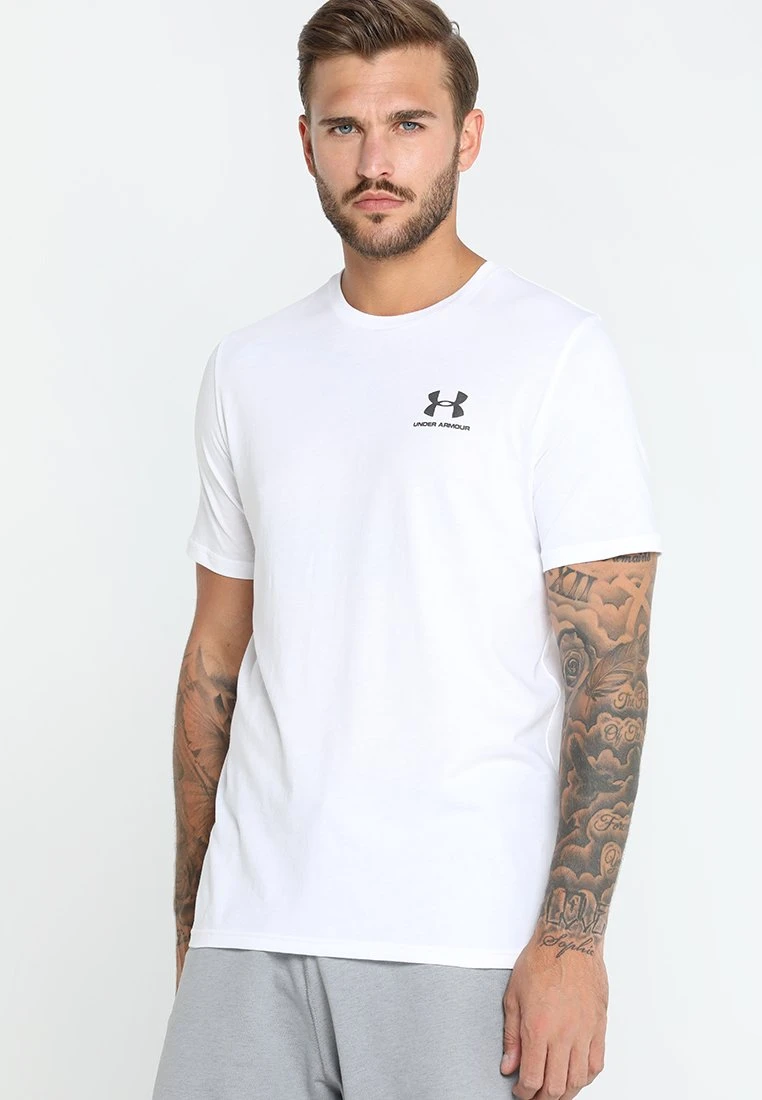 Under Armour Sportstyle - Basic T-Shirt - White/Black 3 Under Armour Sportstyle - Basic T-Shirt - White/Black