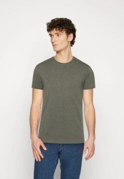 Pier One 3 Pack - Basic T-Shirt - Brown/Beige/Light Blue -Stock X 2d9813754967445fb688ced30e1a0d2f