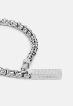 Lacoste L'ESSENTIEL BRACELET - Bracelet - Silver-coloured -Stock X 2dad280eff774e969d877c5b8f5a52e7