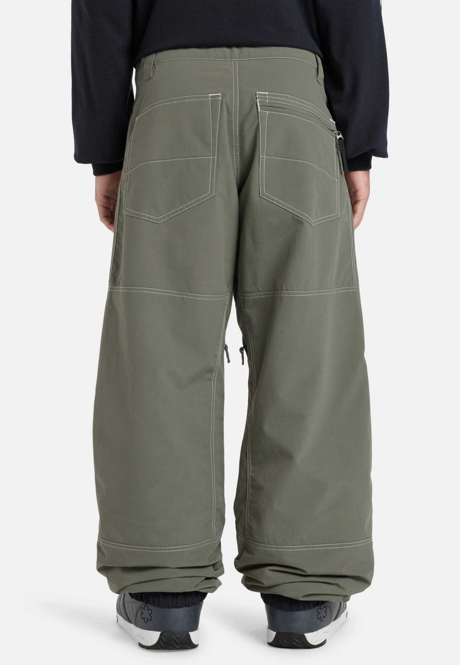 Quiksilver Trousers - Dusty Olive 4 Quiksilver Trousers - Dusty Olive - Image 2