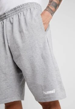 Hummel Hmlgo Bermuda - Sports Shorts - Grey Melange -Stock X 2e4410d082134780a3c5c29636c6ab87