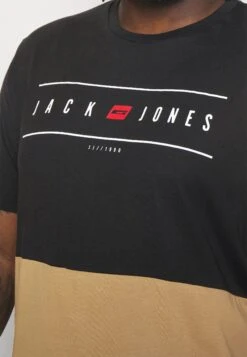 Jack & Jones Jjelliot Block Tee Crew Neck - Print T-Shirt - Black -Stock X 2e4ea5dbee5e484eae3b9a956007a43f