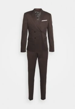 The Fashion Suit Peak- Suit - Dark Brown -Stock X 2e90d923b6c84511a7b3bbee5575c0ff
