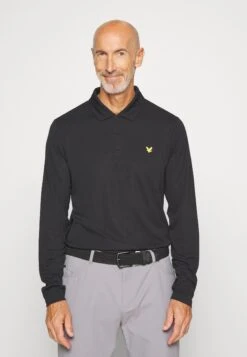 Lyle & Scott Long Sleeve Tech - Sports T-Shirt - Jet Black