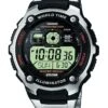 Casio Digital Watch - Zilverkleurig, Zwart