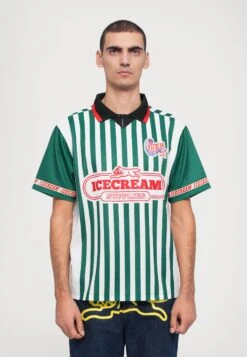 STRIPED FOOTBALL - Print T-shirt - Green