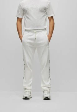 Boss Tracksuit Bottoms - White