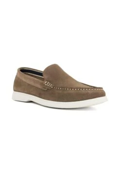 Dune London BUFTONN TOPSTITCH - Slip-ons - Khaki -Stock X 2ff1959b791a4a9281aa50f3b0997dd0