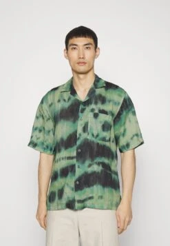 120% Lino Camicia Uomo - Shirt - Sage Soft Fade