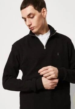 AllSaints Muse Half Zip Funnel - Sweatshirt - Jet Black 11 AllSaints Muse Half Zip Funnel - Sweatshirt - Jet Black -Stock X 335912a4eb164df9a81a9036675e793c