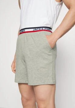 Jack & Jones Tape Shorts - Pyjama Bottoms - Light Grey Melange -Stock X 336e8cdbc6ba429ca6daf855991efe20