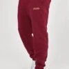 SikSilk Embossed Logo Relaxed Fit Joggers - Tracksuit Bottoms - Burgundy -Stock X 3464f4a486a04e83ac7ad3ef0be57f45