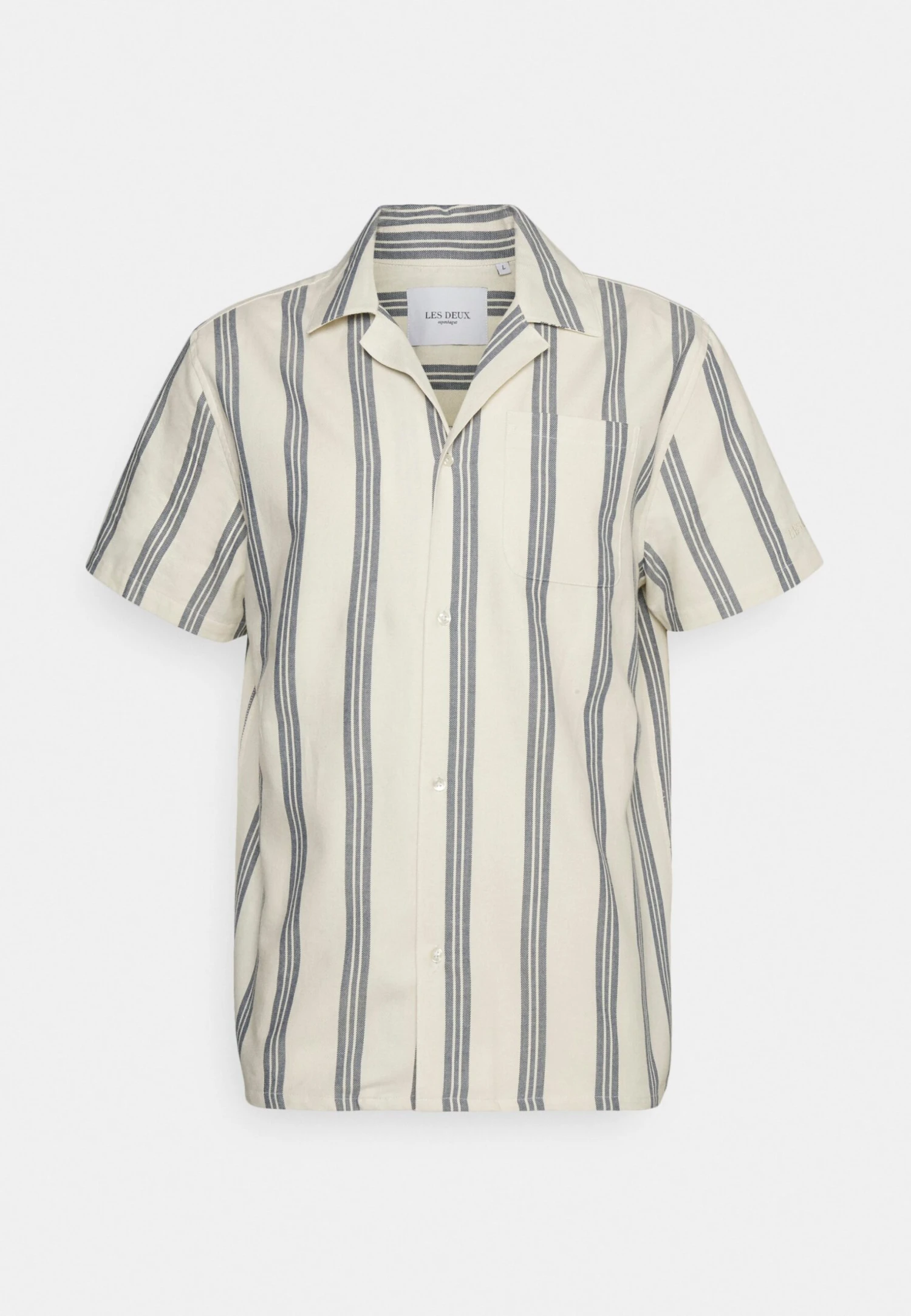 Les Deux Lawson Stripe Shirt - Shirt - Ivory/India Ink 7 Les Deux Lawson Stripe Shirt - Shirt - Ivory/India Ink - Image 5