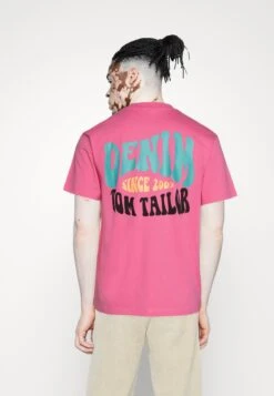 TOM TAILOR Denim Printed - Print T-Shirt - Summertime Pink -Stock X 34ea2684b9e64f79b0a6b511a756ce8f