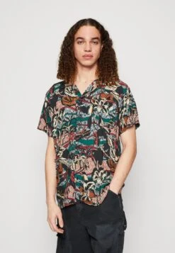 Kaotiko Shirt Amazonas Unisex - Button-Down Blouse - Red