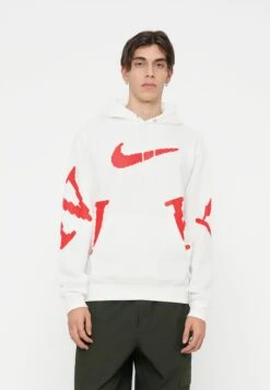 Nike Sportswear CLUB - Sweatshirt - White/university Red -Stock X 35766a8738514885b5d9457b78d65d57