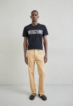 MOSCHINO Trousers - Trousers - Beige -Stock X 35ffb371a4f542309b0a851fe9bb9c98