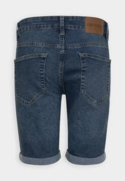 Only & Sons Onsply Fold - Denim Shorts - Medium Blue Denim -Stock X 36742deffcf6421c81e56dda56c8a992