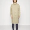 Les Deux Nathan Car Coat - Trenchcoat - Dark Sand -Stock X 36cc9be475b44678b955045758e5ffeb