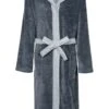 Vossen Poppy Unisex - Dressing Gown - Dark Grey -Stock X 373f7cd66bff4d08b60697a9417ee716
