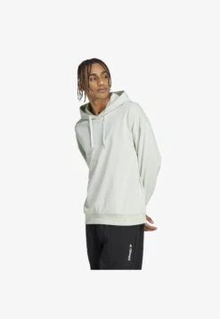 ADIDAS PERFORMANCE Tx L Uni - Hoodie - Linen Green